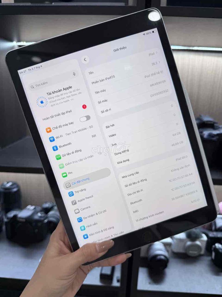 iPad mini 4 128GB Bạc 4G Pin 9x zin all. Mua bán Máy tính bảng tại Quận 5 Tp Hồ Chí Minh được đăng bởi Phan Thế Phong  hình 1