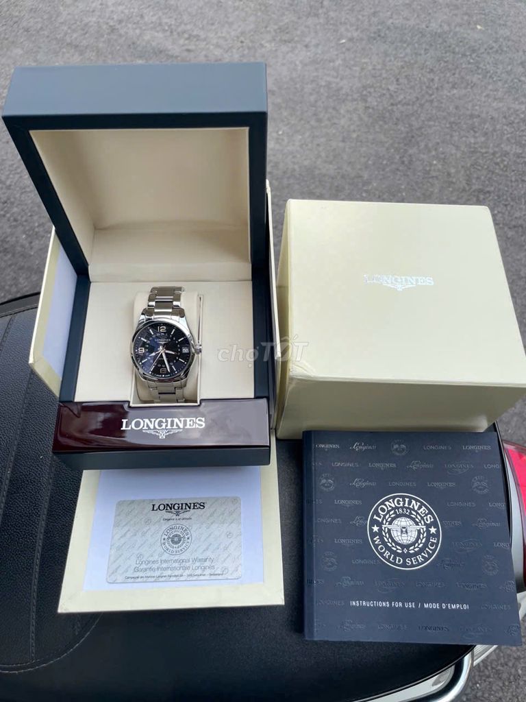 Longines Conquest GMT Automatic Size 42mm Fullbox