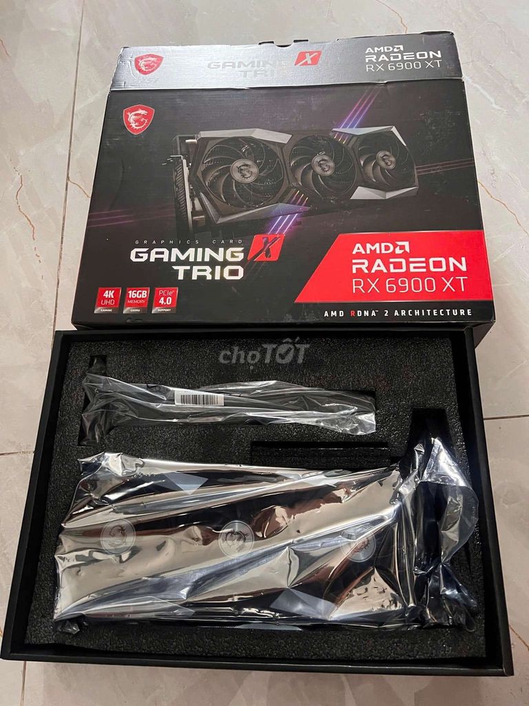 Card đồ họa MSI RX 6900 XT 16GB. Mua bán Linh kiện (RAM, Card...) tại Quận Bình Thạnh Tp Hồ Chí Minh được đăng bởi Châu Nguyễn Xuân Hoàng hình 1