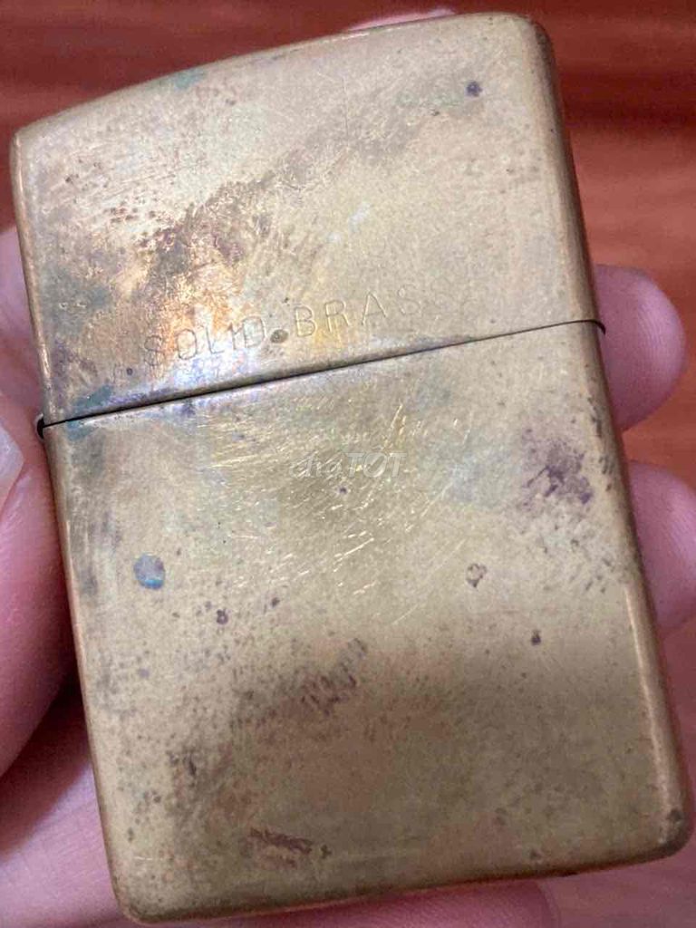 Zippo Đồng Khối Made In USA