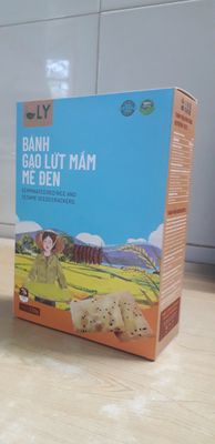 Bánh gạo lứt mầm Mè đen 220g. Mua bán Đồ ăn, thực phẩm và các loại khác tại Quận Cẩm Lệ Đà Nẵng được đăng bởi Thanh Nguyen