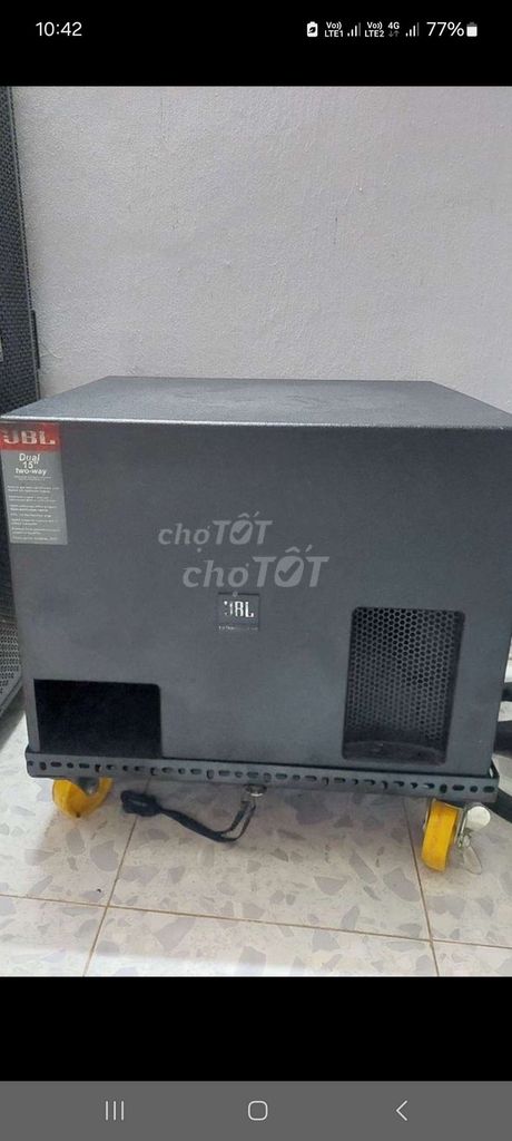 Loa siêu trầm JBL 4 tấc Đen. Mua bán Tivi, Âm thanh tại Huyện Cần Giuộc Long An được đăng bởi nghĩa  hình 1