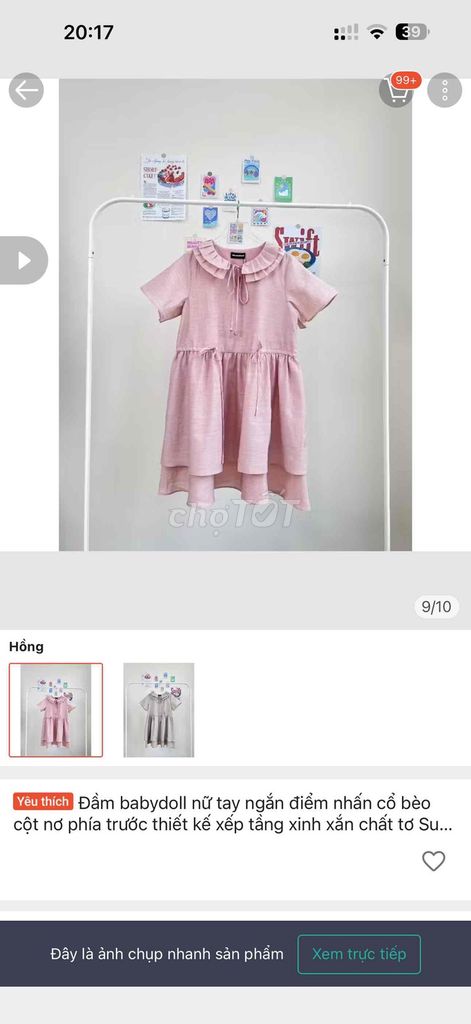 Đầm babydoll Sibling House Surie Nữ. Mua bán Quần áo tại Quận Tân Phú Tp Hồ Chí Minh được đăng bởi Cadie hình 1