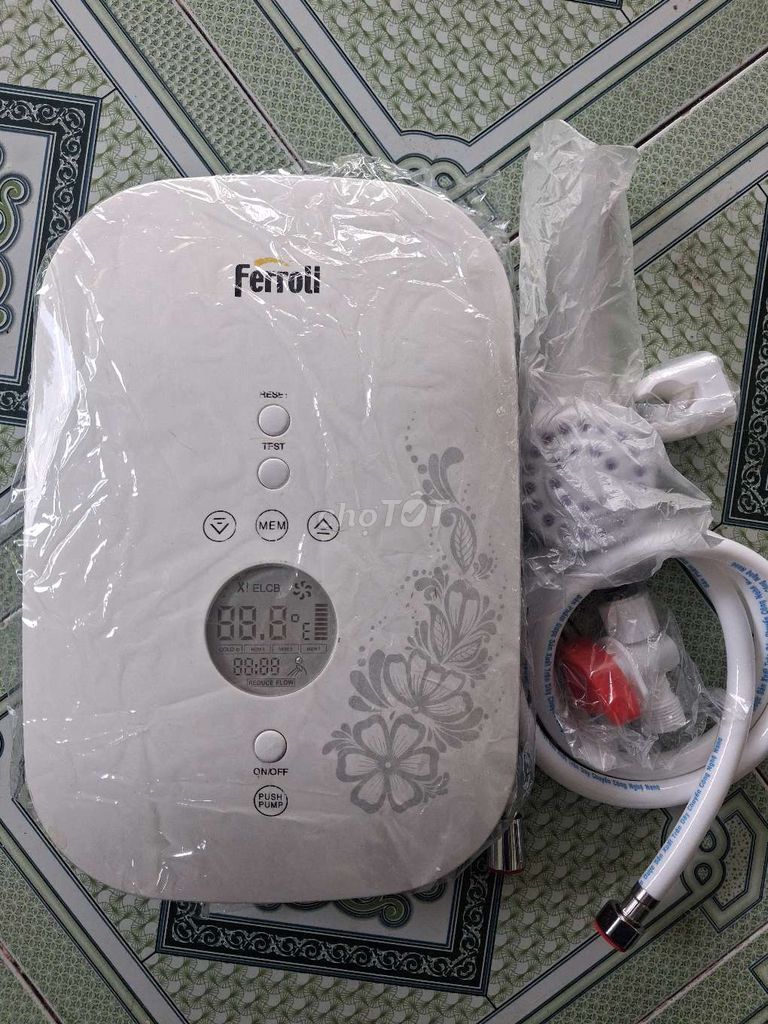 Máy nước nóng Ferroli Trắng. Mua bán Thiết bị vệ sinh, nhà tắm tại Thành phố Rạch Giá Kiên Giang được đăng bởi NHIỆT ĐỚI  hình 1