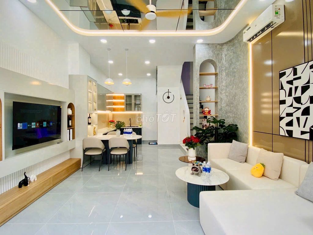 bán nhà xây mới hẻm xe hơi Phan Huy Ích,P.12, 4,5 x 10, giá 5.95 tỷ tl. Mua bán Nhà ở tại Quận Gò Vấp Tp Hồ Chí Minh được đăng bởi Dương Thị Hiền hình 3