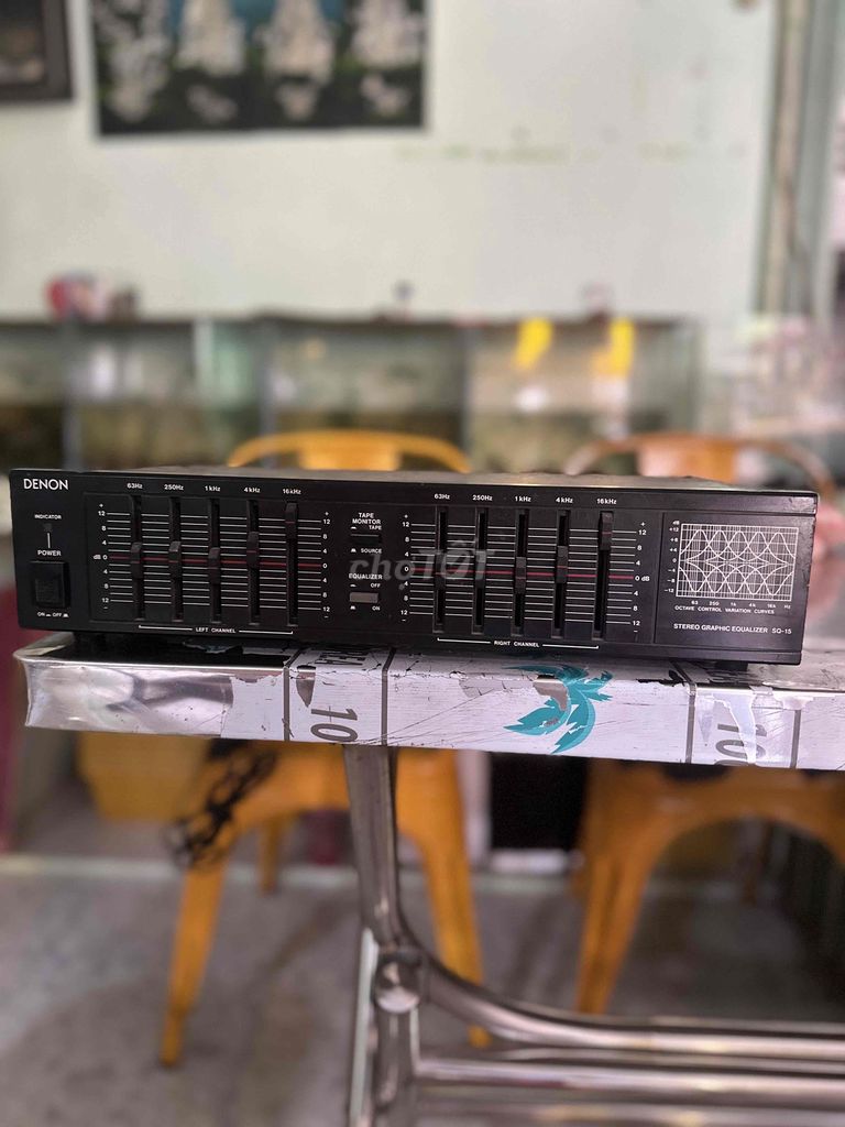 Denon SQ-15 Equalizer Đen Nhật Bản 40. Mua bán Tivi, Âm thanh tại Huyện Bình Đại Bến Tre được đăng bởi Đồ xưa cũ  hình 1