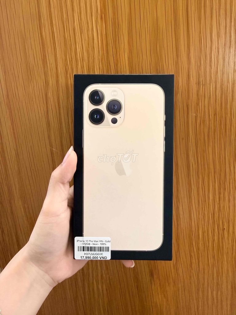 Apple iPhone 13 Pro Max 512GB Vàng New seal. Mua bán Điện thoại tại Quận Ninh Kiều Cần Thơ được đăng bởi Minh Phát hình 1