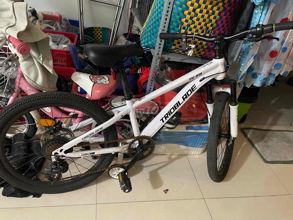 Xe đạp TRIOBLADE TN-818 Trắng. Mua bán Xe đạp tại Thành phố Vũng Tàu Bà Rịa - Vũng Tàu được đăng bởi phụng  hình 2