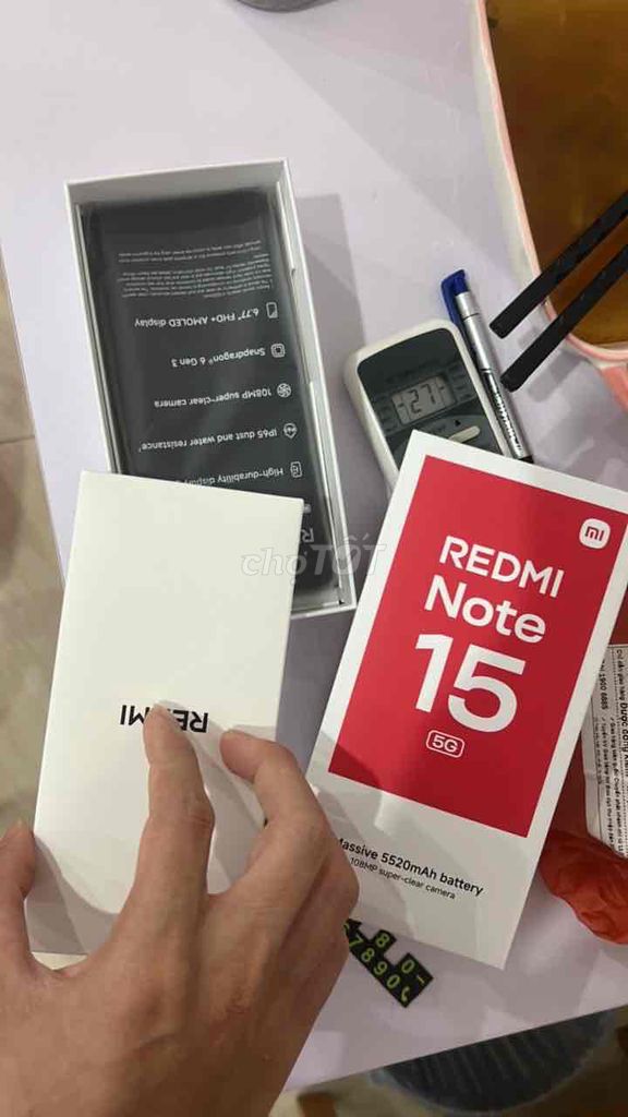 Xiaomi Redmi Note 15 5G Đen Mới khui seal. Mua bán Điện thoại tại Quận Hà Đông Hà Nội được đăng bởi Tuấn hình 1