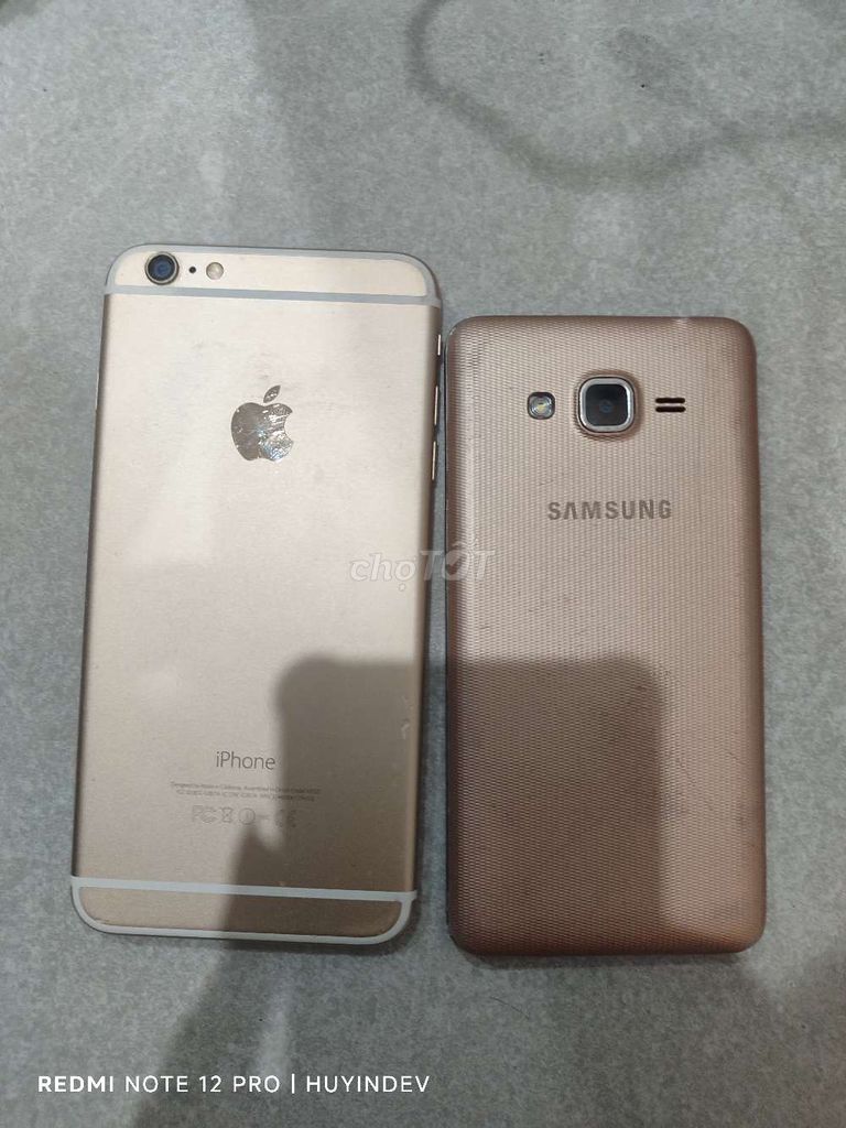 Apple iPhone 6 Plus Vàng và sam j2 prime vàng. Mua bán Điện thoại tại Thành phố Vũng Tàu Bà Rịa - Vũng Tàu được đăng bởi Minh Huy Nguyen hình 1