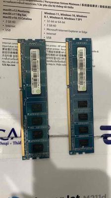 Ram máy tính ddr3 x2 4GB. Mua bán Linh kiện (RAM, Card...) tại Quận Bắc Từ Liêm Hà Nội được đăng bởi Vũ Đức Trường