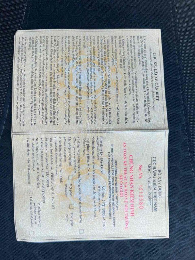 Ford Fiesta 2011 1.6 AT Hatchback. Mua bán Ô tô tại Quận Cái Răng Cần Thơ được đăng bởi Nam hình 13