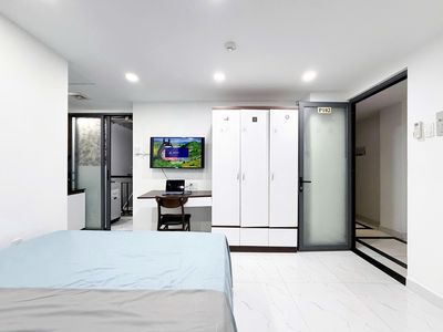 Serviced studio 30 m² · 1 bed · Đường Bùi Hữu Nghĩa