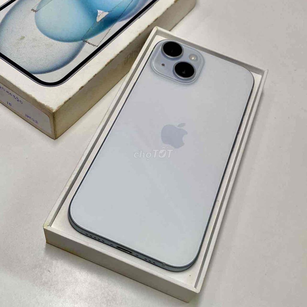 iPhone 15 256GB Blue FULLBOX ZIN KENG APPLE 2025. Mua bán Điện thoại tại Quận 10 Tp Hồ Chí Minh được đăng bởi iStockHCM hình 1
