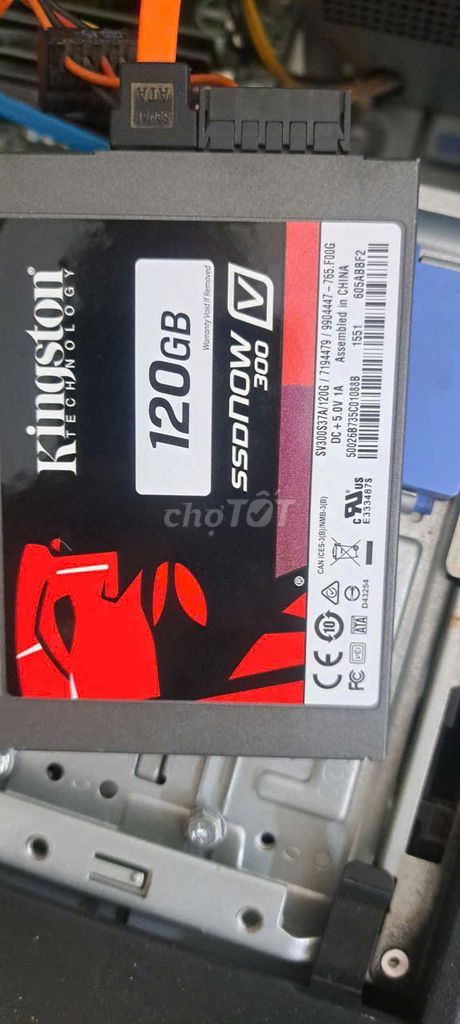  SSD Kingston 120GB SK 90% tháo máy công nghiệp. Mua bán Linh kiện (RAM, Card...) tại Quận Cái Răng Cần Thơ được đăng bởi Bin Bin hình 1