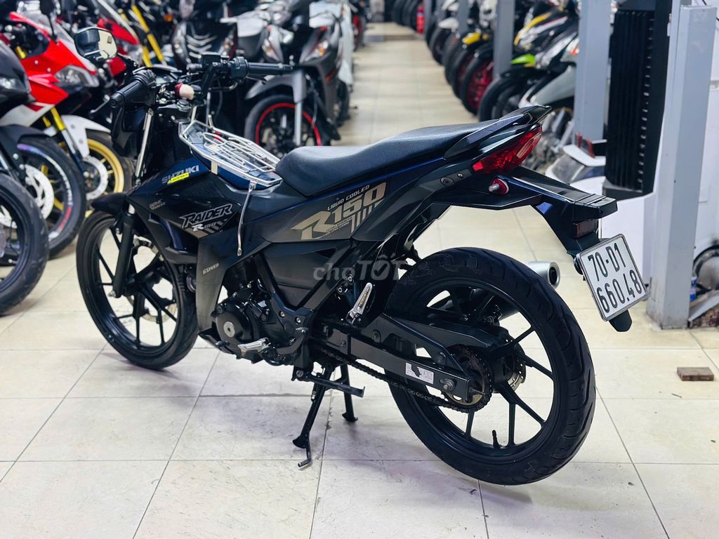 XE MÁY THỊNH PHÁT - RAIDER 150 XANH ĐEN ĐI LƯỚT. Mua bán Xe máy tại Quận Bắc Từ Liêm Hà Nội được đăng bởi XE MÁY THỊNH PHÁT XE LƯỚT GIÁ RẺ hình 4