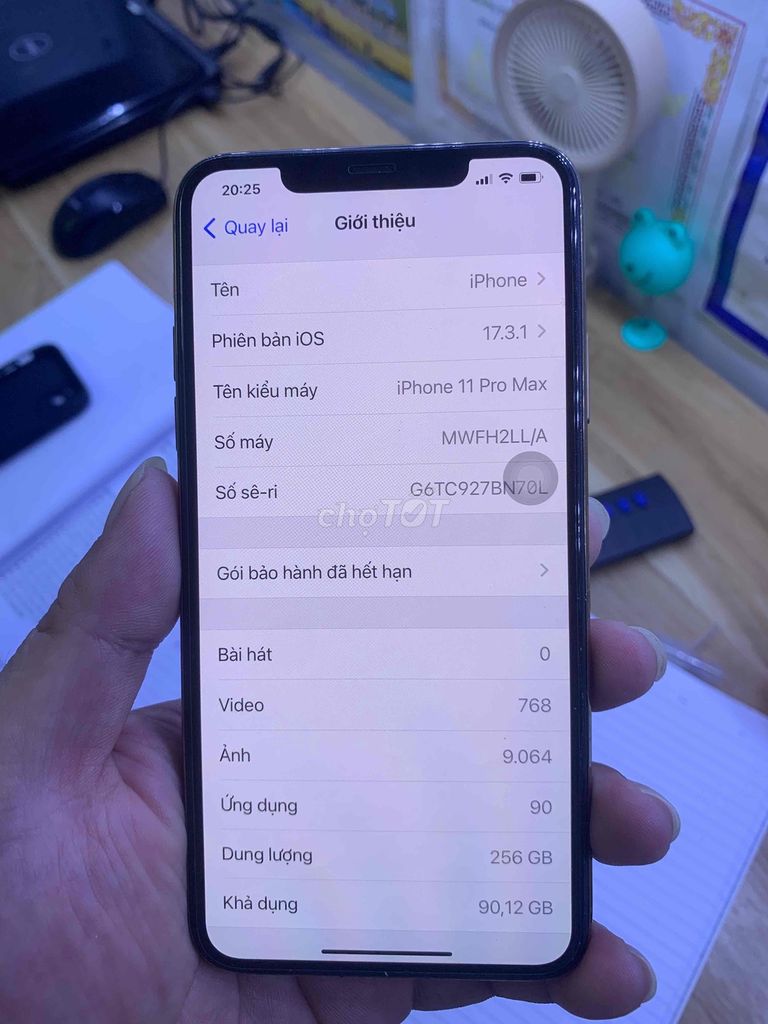 iPhone 11 Pro Max 256GB Vàng Đã sử dụng. Mua bán Điện thoại tại Quận Nam Từ Liêm Hà Nội được đăng bởi nguyen van thien hình 1