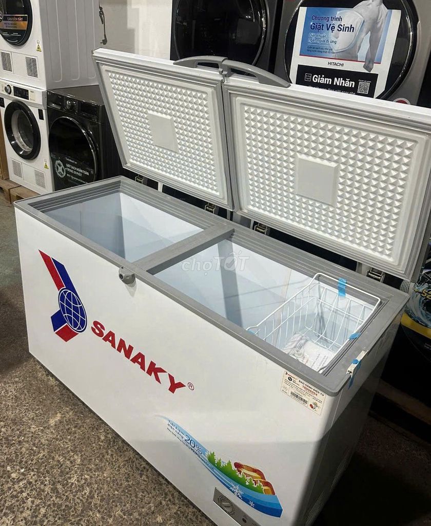 Tủ đông Sanaky 2 ngăn Trắng. Mua bán Tủ lạnh tại Huyện Củ Chi Tp Hồ Chí Minh được đăng bởi  Đạt Điện máy trả góp hình 1