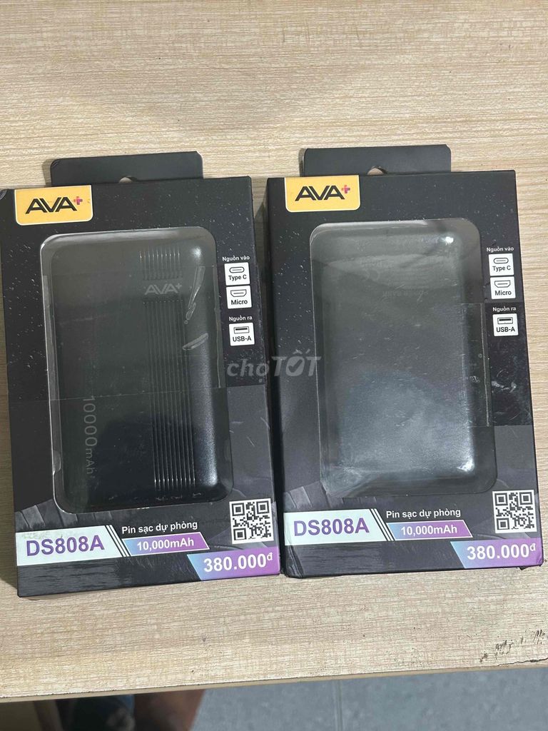 Pin sạc dự phòng AVA+ DS808A Đen.Mới chưa sử dụng. Mua bán Phụ kiện (Màn hình, Chuột...) tại Thành phố Dĩ An Bình Dương được đăng bởi Lê Văn Thành hình 1