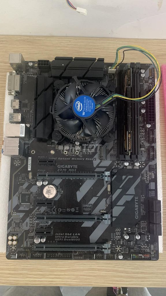 Combo main cpu Gigabyte Z370-HD3 i7 8700. Mua bán Linh kiện (RAM, Card...) tại Quận Cẩm Lệ Đà Nẵng được đăng bởi PC GAMING ĐÀ NẴNG QUỐC KỲ COMPUTER hình 1