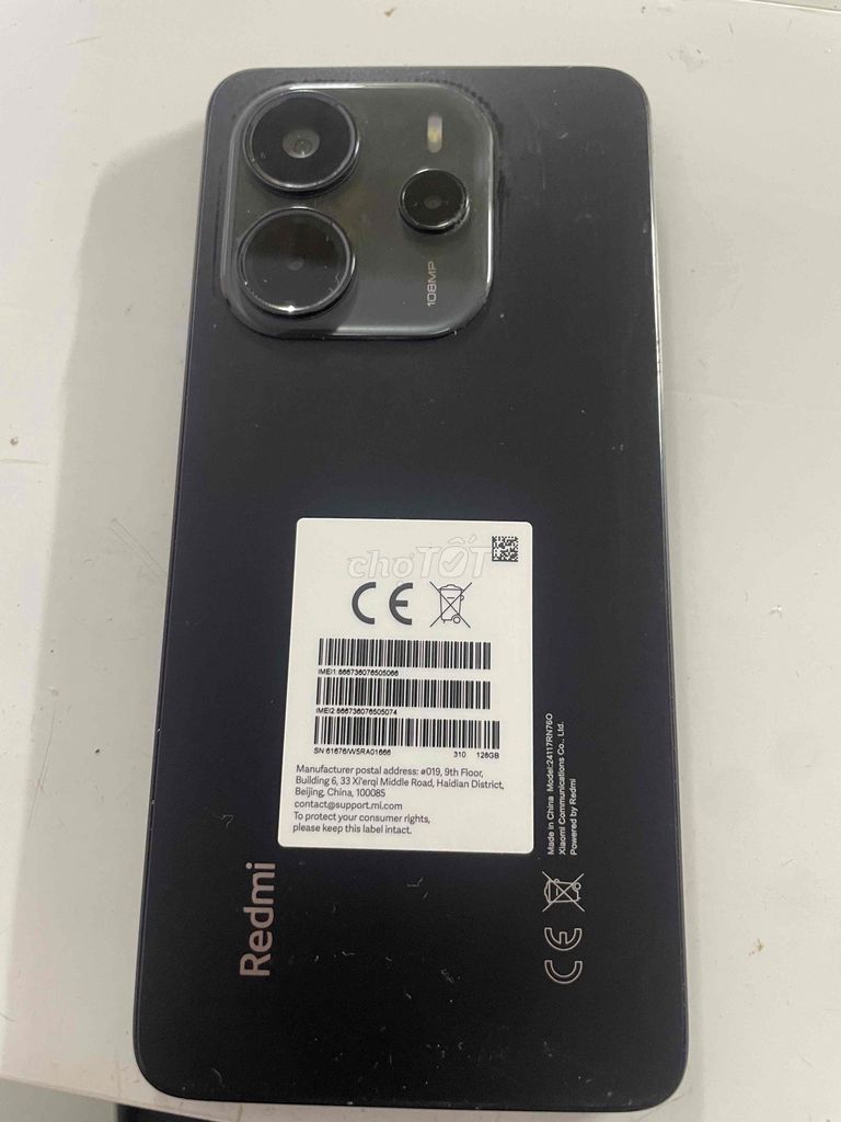 Xiaomi Redmi Note 14 6Gb/128GB Đen Đã sử dụng. Mua bán Điện thoại tại Huyện Thanh Ba Phú Thọ được đăng bởi Quân hình 1