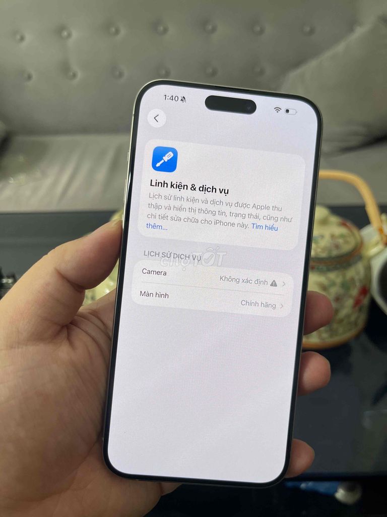 iPhone 15 Pro Max 256GB Titan tự nhiên. Mua bán Điện thoại tại Huyện Thanh Trì Hà Nội được đăng bởi giang hình 1