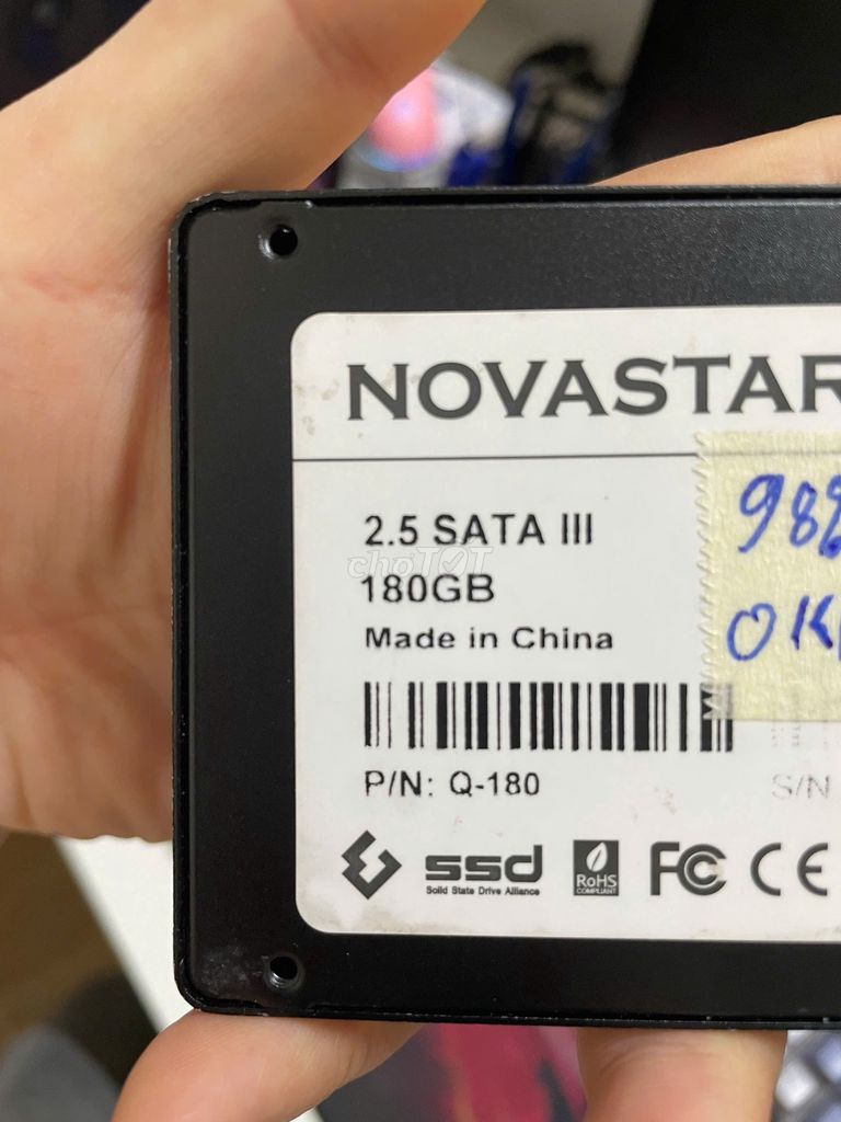 Ổ cứng SSD NOVASTAR 180GB. Mua bán Linh kiện (RAM, Card...) tại Quận Gò Vấp Tp Hồ Chí Minh được đăng bởi GIA PHONG COMPUTER GÒ VẤP hình 1