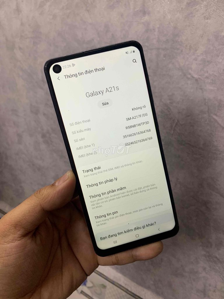 Samsung Galaxy A21s 3/32G Màn Lk Xài Ngon