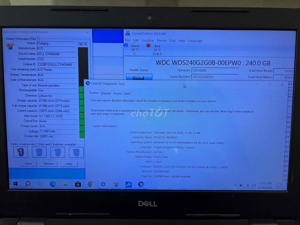 Dell Vostro 3480 i5 Gen 8 8GB/240GB Đen. Mua bán Laptop tại Quận Đống Đa Hà Nội được đăng bởi Nam hình 1