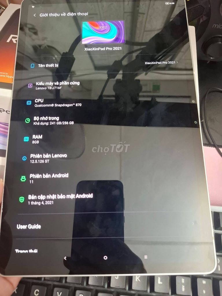 Lenovo Pad P11 Pro 8GB/256GB Xám. Mua bán Máy tính bảng tại Quận Bình Thạnh Tp Hồ Chí Minh được đăng bởi Hội Đồ Điện Tử hình 1
