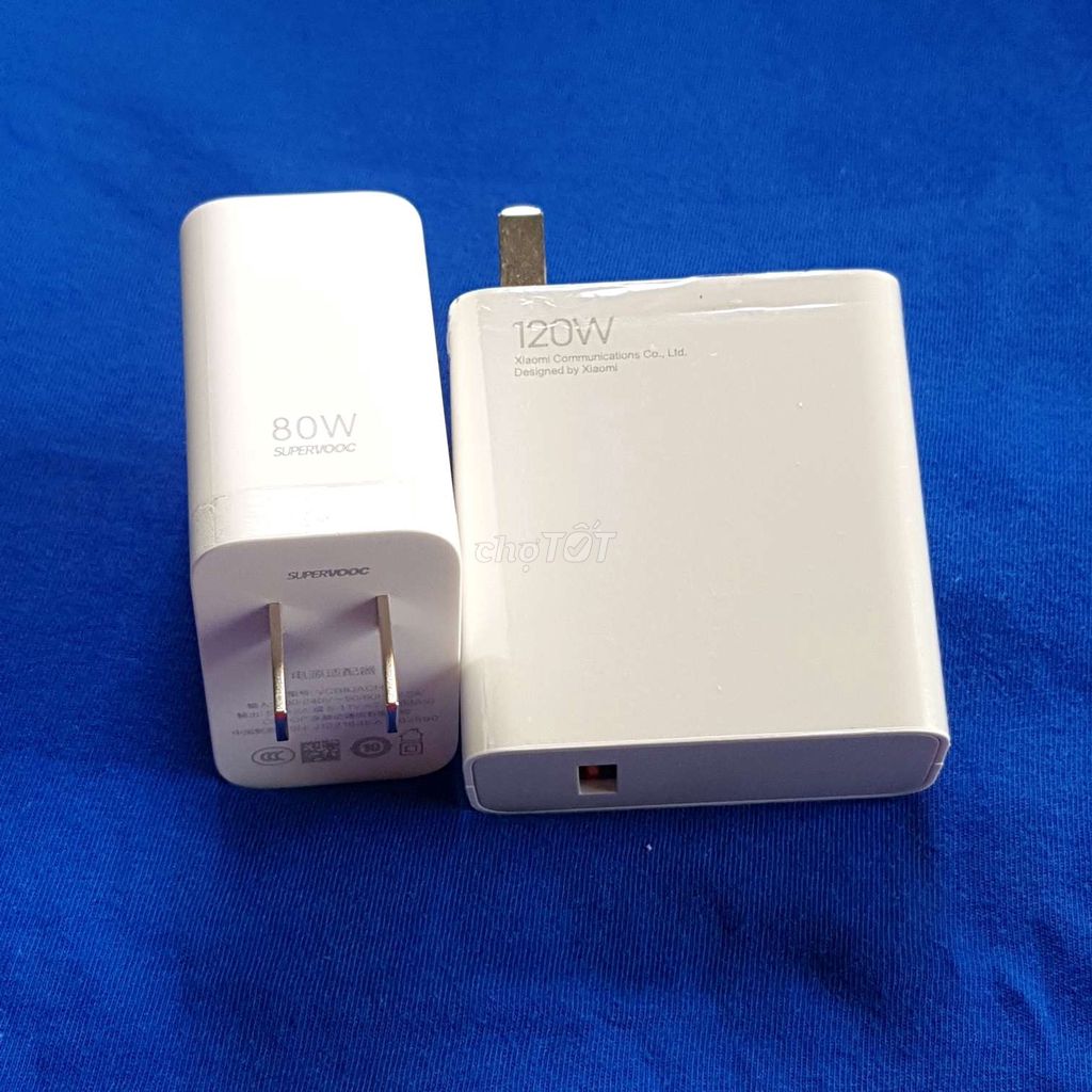 CỦ SẠC NHANH OPPO / XIAOMI CHUẨN 80W - 120W.