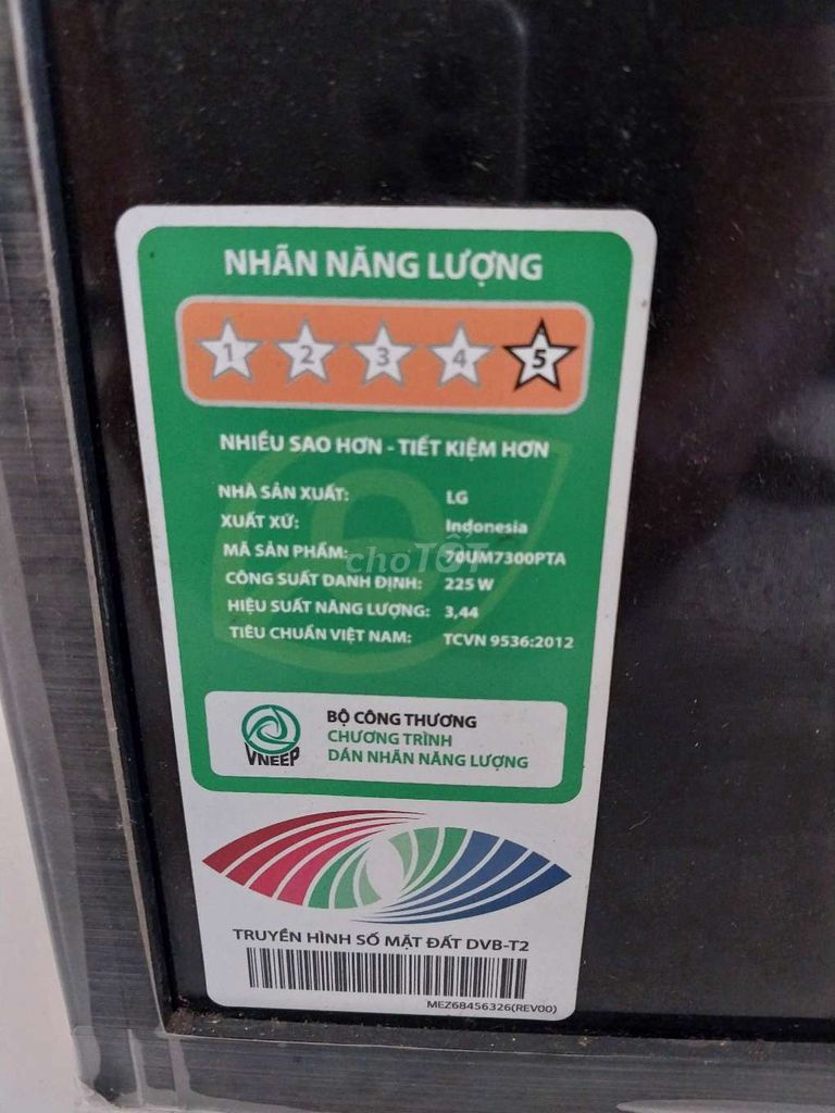 Tivi LG 70UM7300PTA 70 inch. Mua bán Tivi, Âm thanh tại Thành phố Phan Rang-Tháp Chàm Ninh Thuận được đăng bởi Key Nguyen hình 1