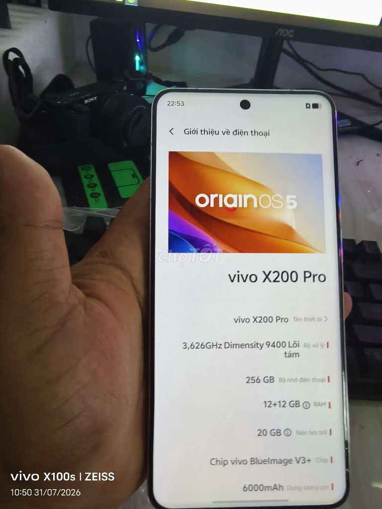 Vivo X200 Pro 256GB Trắng Dimensity 9400. Mua bán Điện thoại tại Huyện Mỏ Cày Bắc Bến Tre được đăng bởi Khánh Nguyễn Mỏ Cày Bắc hình 1