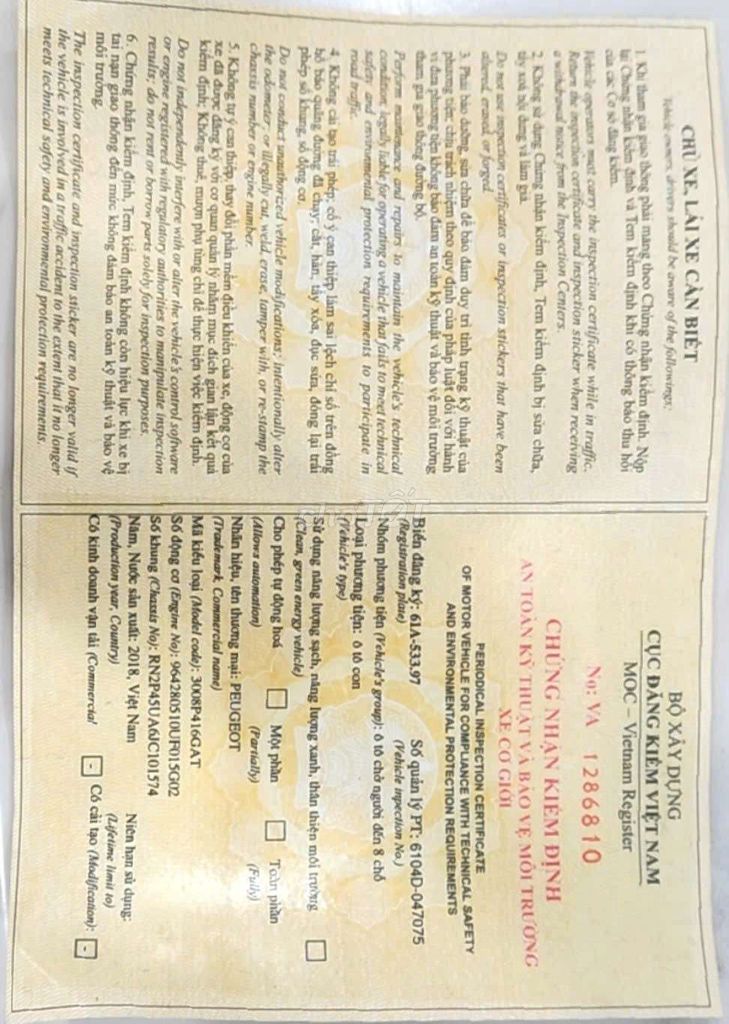 2018 1.6L Turbo - 217000 km. Mua bán Ô tô tại Thành phố Thủ Đức Tp Hồ Chí Minh được đăng bởi Tuấn Hùng hình 9