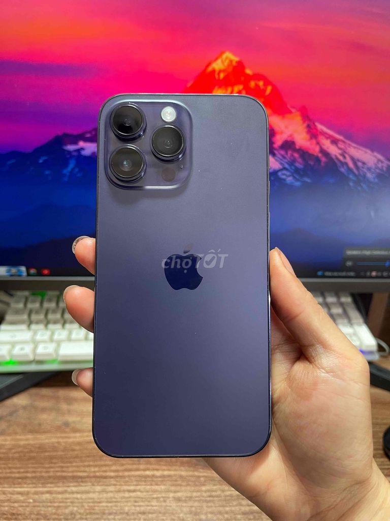 iPhone 14 Pro Max Tím 128GB Zin all, đẹp 99%. Mua bán Điện thoại tại Quận Lê Chân Hải Phòng được đăng bởi Huy Tưởng Mobile hình 1