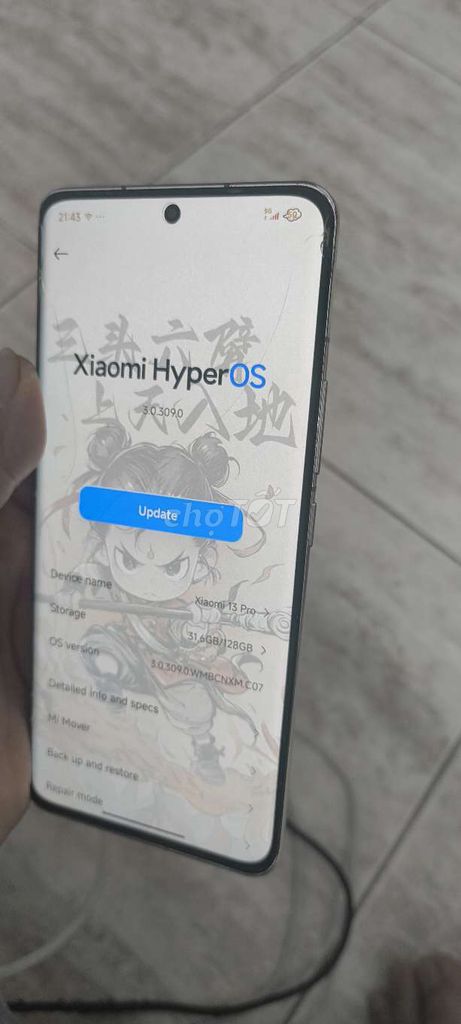 Xiaomi 13 Pro 128GB Bạc. Mua bán Điện thoại tại Quận Đống Đa Hà Nội được đăng bởi linh laly hình 1