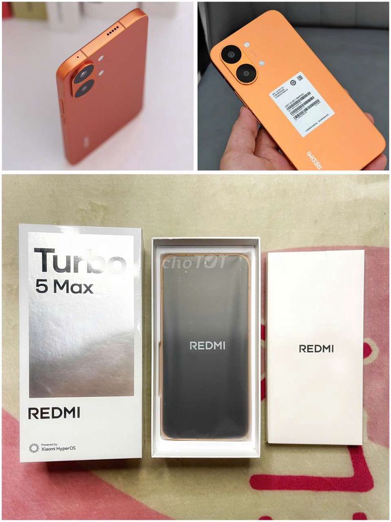 Xiaomi Redmi Turbo 5 Max 256GB Cam Mới. Mua bán Điện thoại tại Huyện Hóc Môn Tp Hồ Chí Minh được đăng bởi Tuấn  hình 1