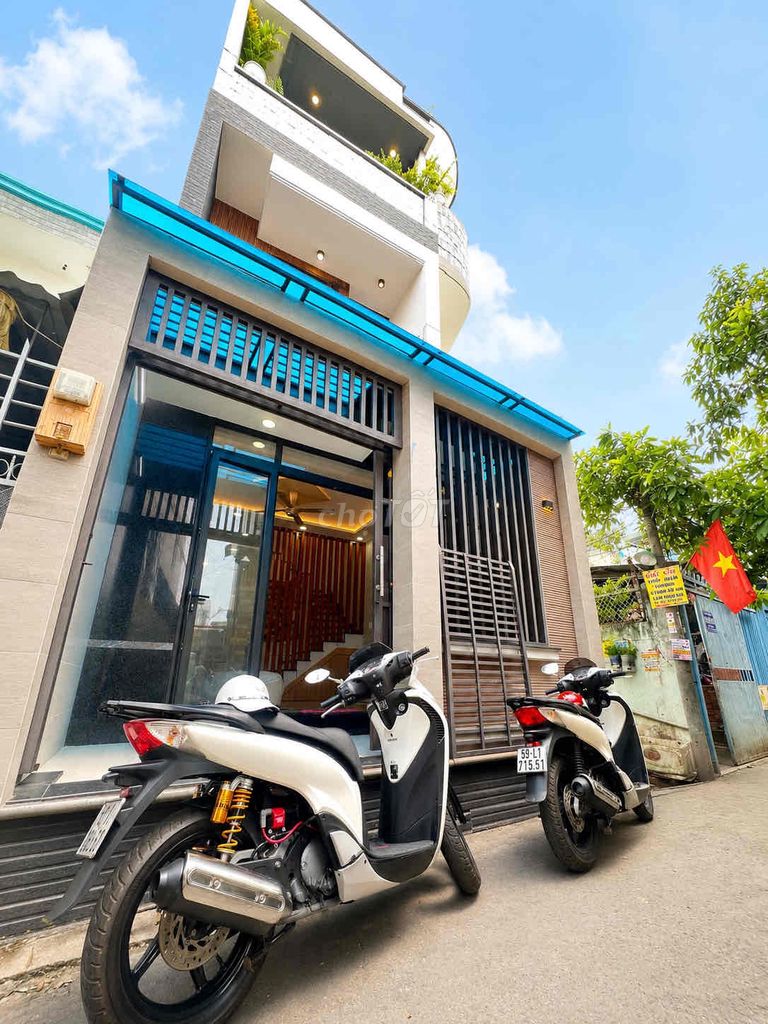 BÁN NHÀ GÓC 2 MẶT TIỀN HẺM 1283 HUỲNH TẤN PHÁT- P PHÚ THUẬN- QUẬN 7