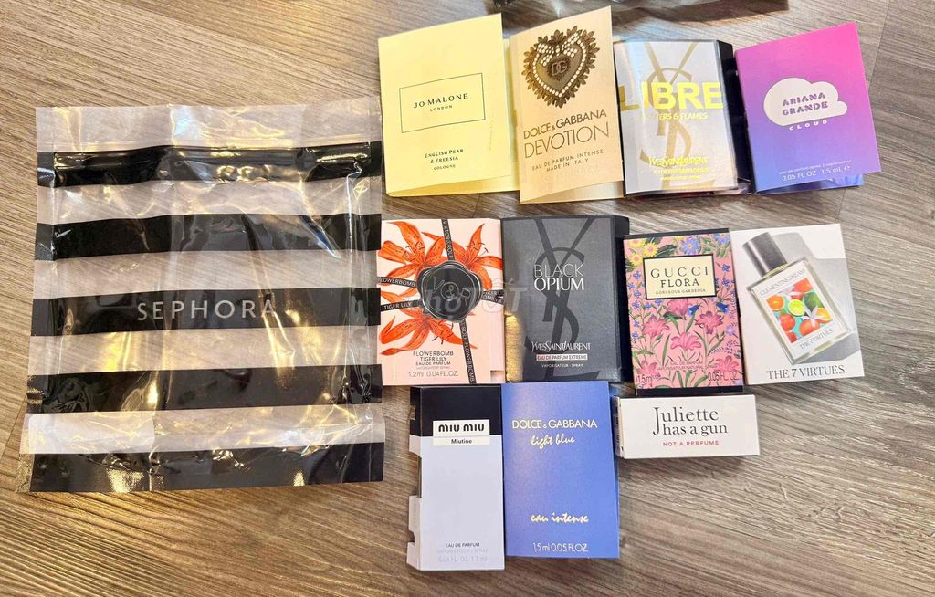set Sephora Nữ 11 vial nước hoa. Mua bán Nước hoa tại Huyện Thanh Trì Hà Nội được đăng bởi Ha hình 1