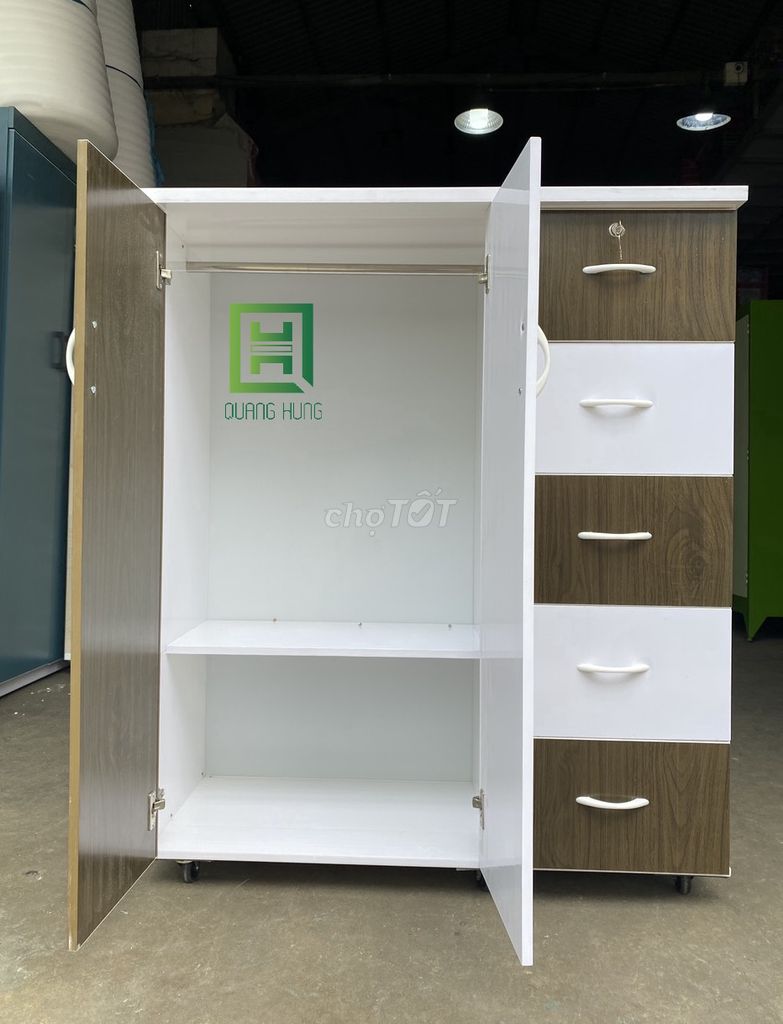 Tủ quần áo Quang Hùng Nhựa Đài Loan. Mua bán Tủ, kệ gia đình tại Quận Tân Phú Tp Hồ Chí Minh được đăng bởi Nội Thất Quang Hùng TD hình 1