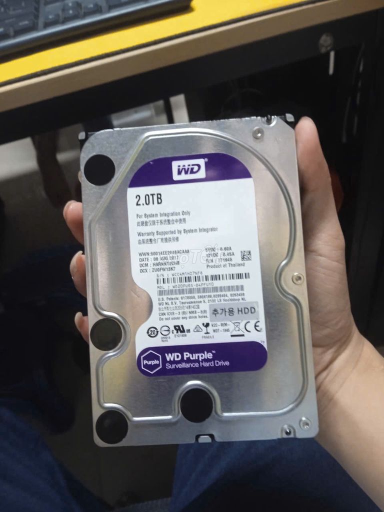 ổ Cứng HDD 2tb wd tím