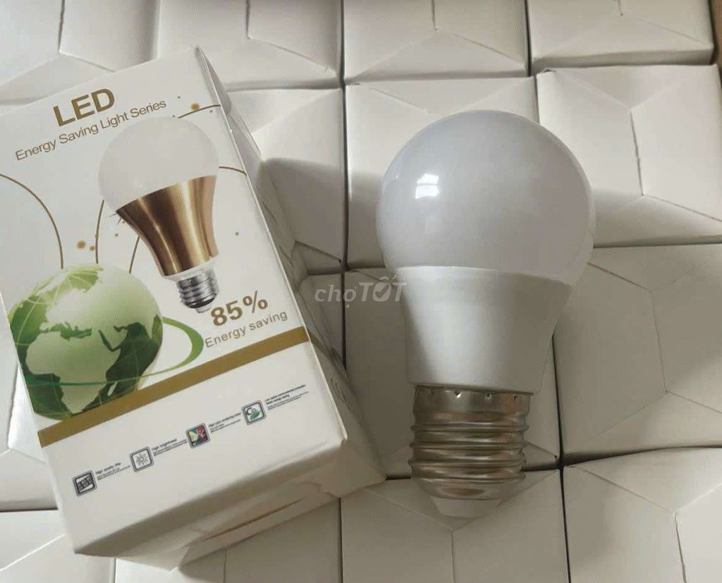 Combo 5 bóng led bulb 3w kín nước ( trắng, vàng )