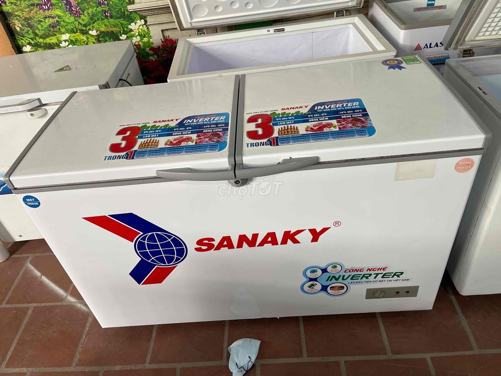 Tủ đông mát Sanaky 400 lít Inverter Trắng. Mua bán Tủ lạnh tại Quận Tân Phú Tp Hồ Chí Minh được đăng bởi cửa hàng thanh lý đồ cũ hình 1