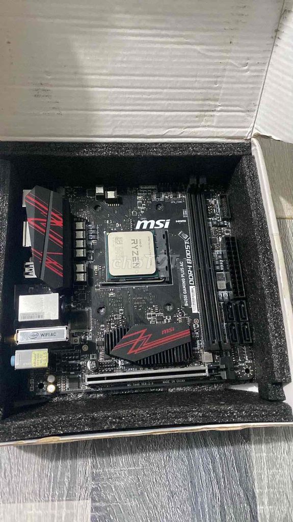 Combo ITX MSI B450I GAMING +  Ryzen 5 4650G. Mua bán Linh kiện (RAM, Card...) tại Thành phố Thủ Đức Tp Hồ Chí Minh được đăng bởi Đạt Tiến hình 1