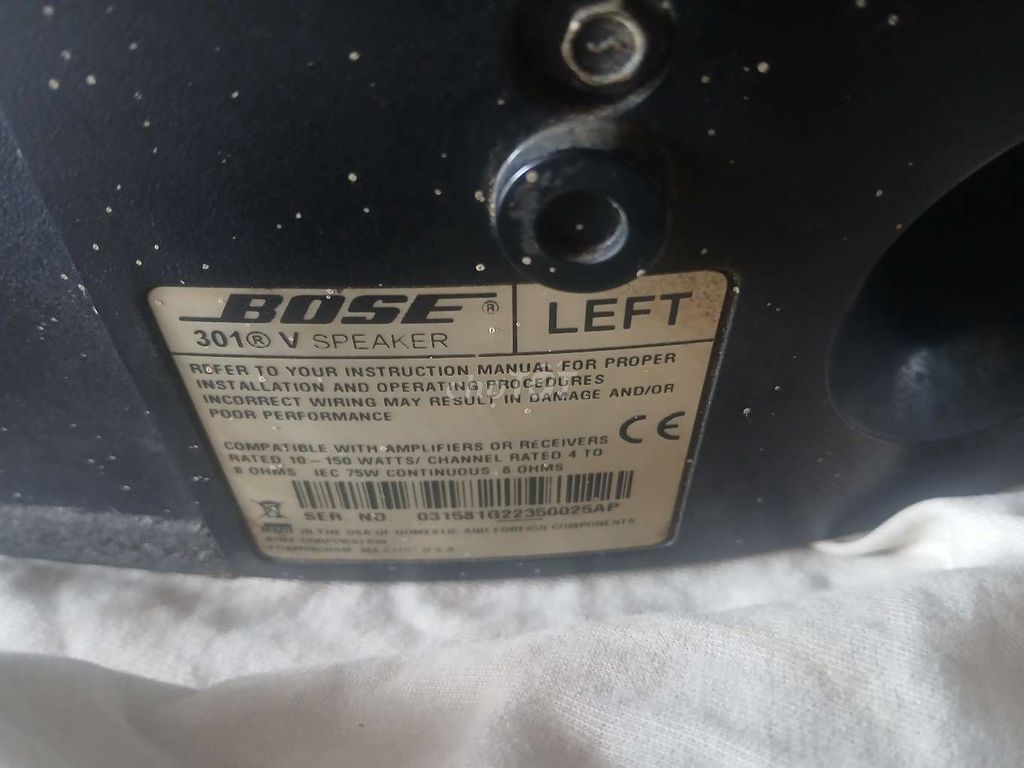 Loa Bose 301 V Đen Đã sử dụng. Mua bán Tivi, Âm thanh tại Huyện Bình Chánh Tp Hồ Chí Minh được đăng bởi Hoàng Tấn hình 1