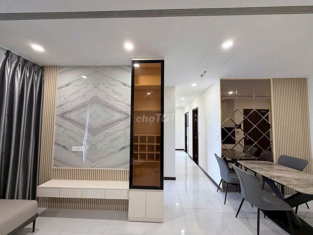 CHO THUÊ CĂN GÓC 3PN2W 97M2 FULL NỘI THẤT ĐẸP -XỊN NHẤT c SKY VIEW
