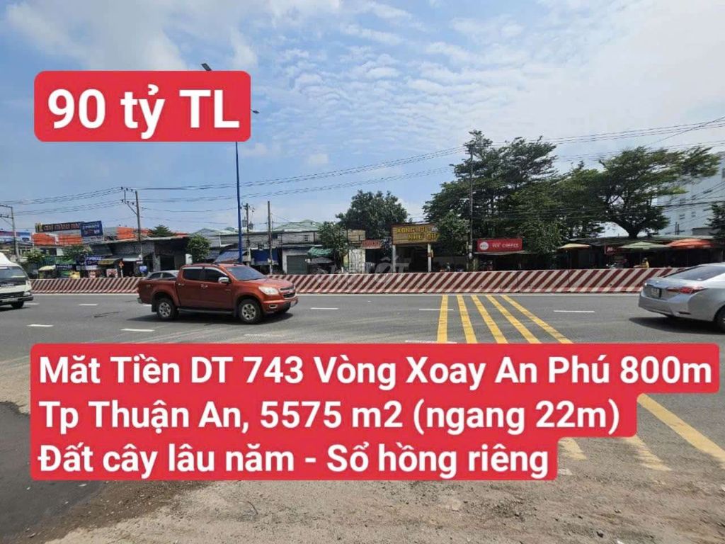 🆘 Đất Mặt Tiền Kho Xưởng Gần Vòng Xoay An Phú, P. An Phú,Tp. Thuận An