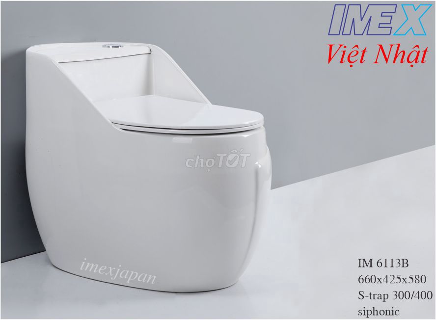 Bồn cầu trứng IMEX Việt Nhật IM 6113B