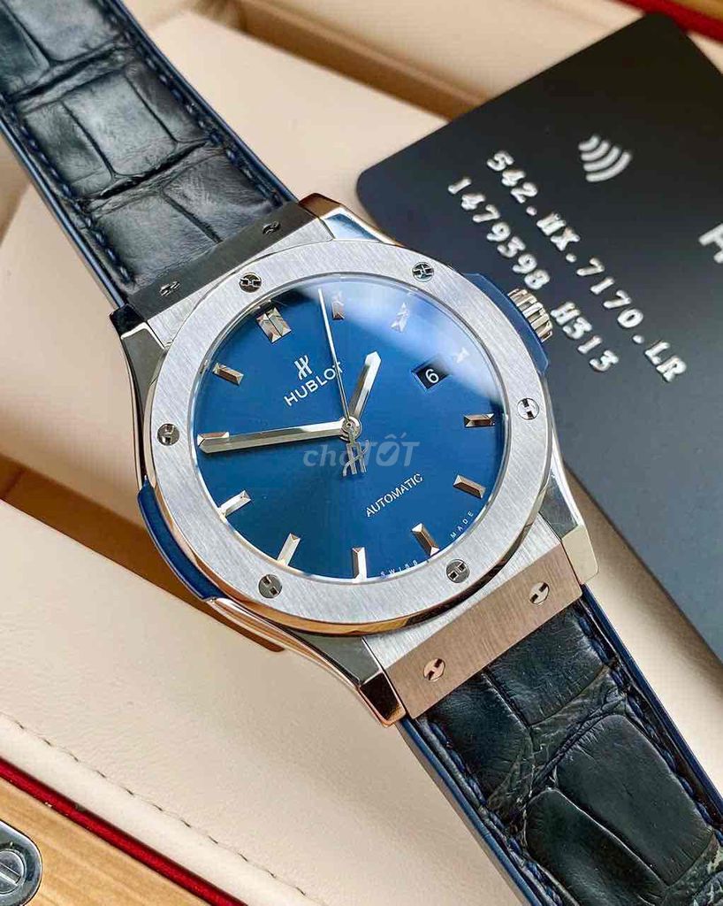 Hublot Classic Fusion 42mm Titanium Dial Xanh Blue. Mua bán Đồng hồ tại Quận Hoàng Mai Hà Nội được đăng bởi Anh Tuấn hình 1