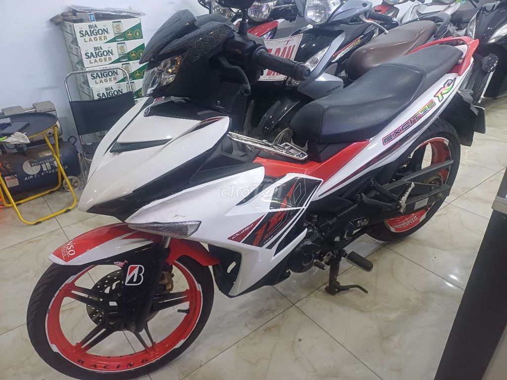 Yamaha Exciter 150 Trắng đỏ đen. Mua bán Xe máy tại Huyện Di Linh Lâm Đồng được đăng bởi xe  khánh ngọc và uy vũ hình 2